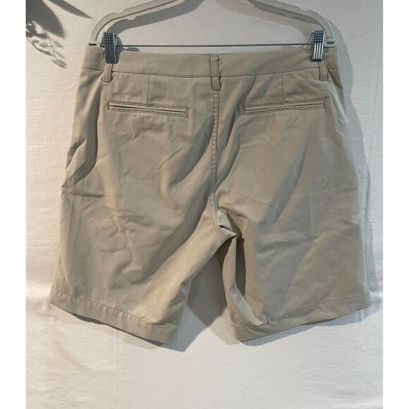 Maide Bonobos Golf Khaki Shorts Beige Men's Size 34 Cotton Blend - Picture 2 of 13